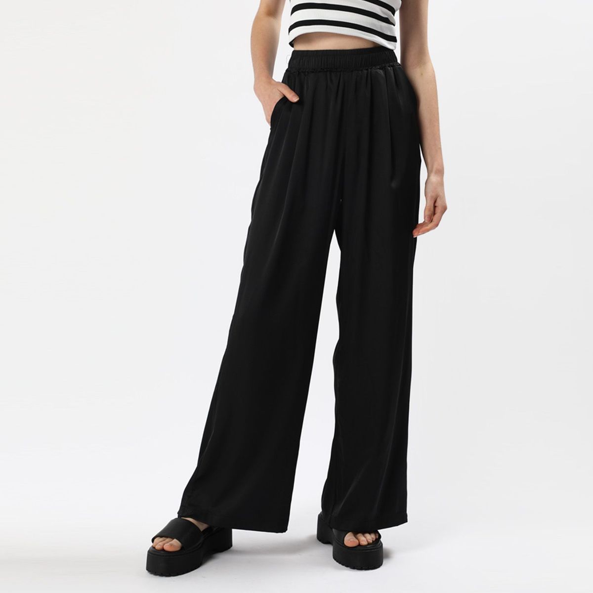 SYBILLA - Pantalón Paper Bag Mujer Sybilla