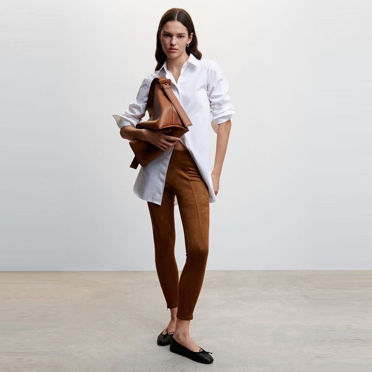 MANGO - Pantalón Legging Mujer Mango