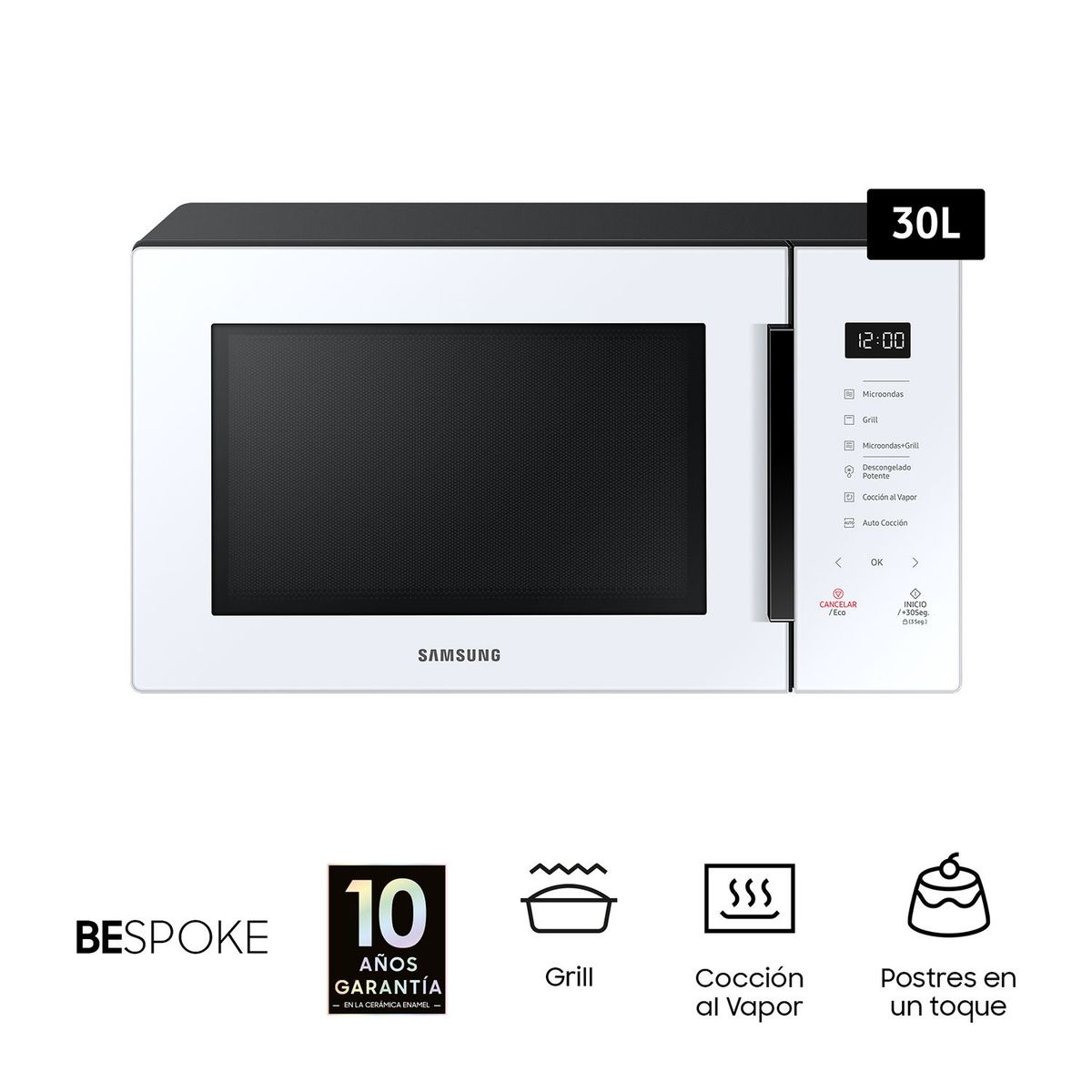 SAMSUNG - Horno Microondas Bespoke 30 LT