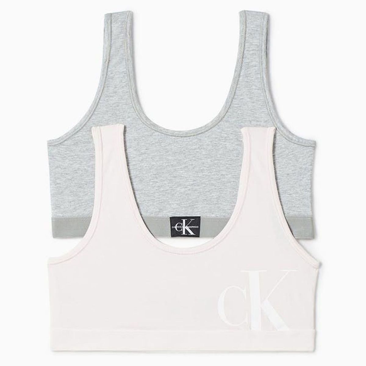 CALVIN KLEIN - Peto Algodón Niña Pack x2 Calvin Klein