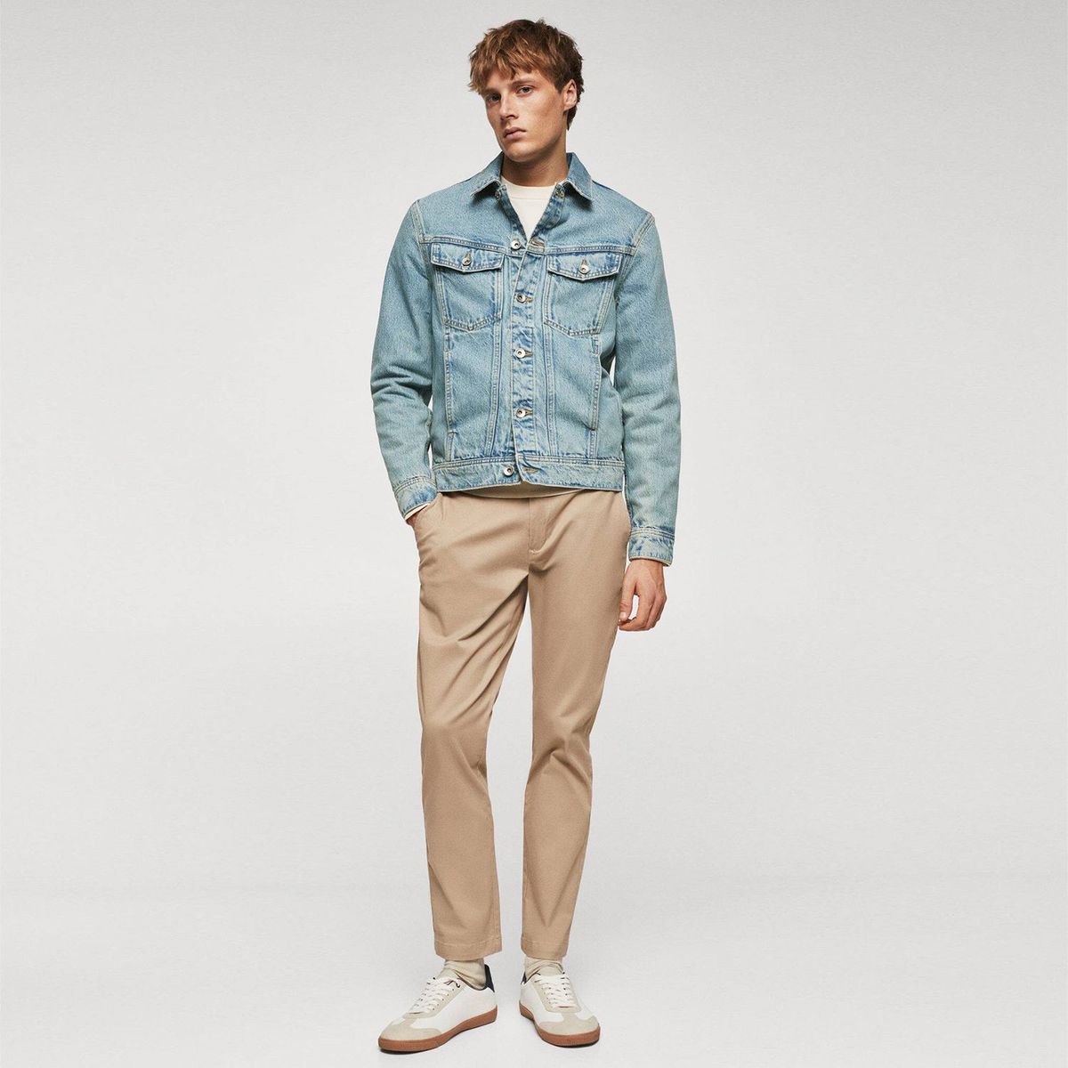 MANGO - Casaca Vaquera Hombre Mango