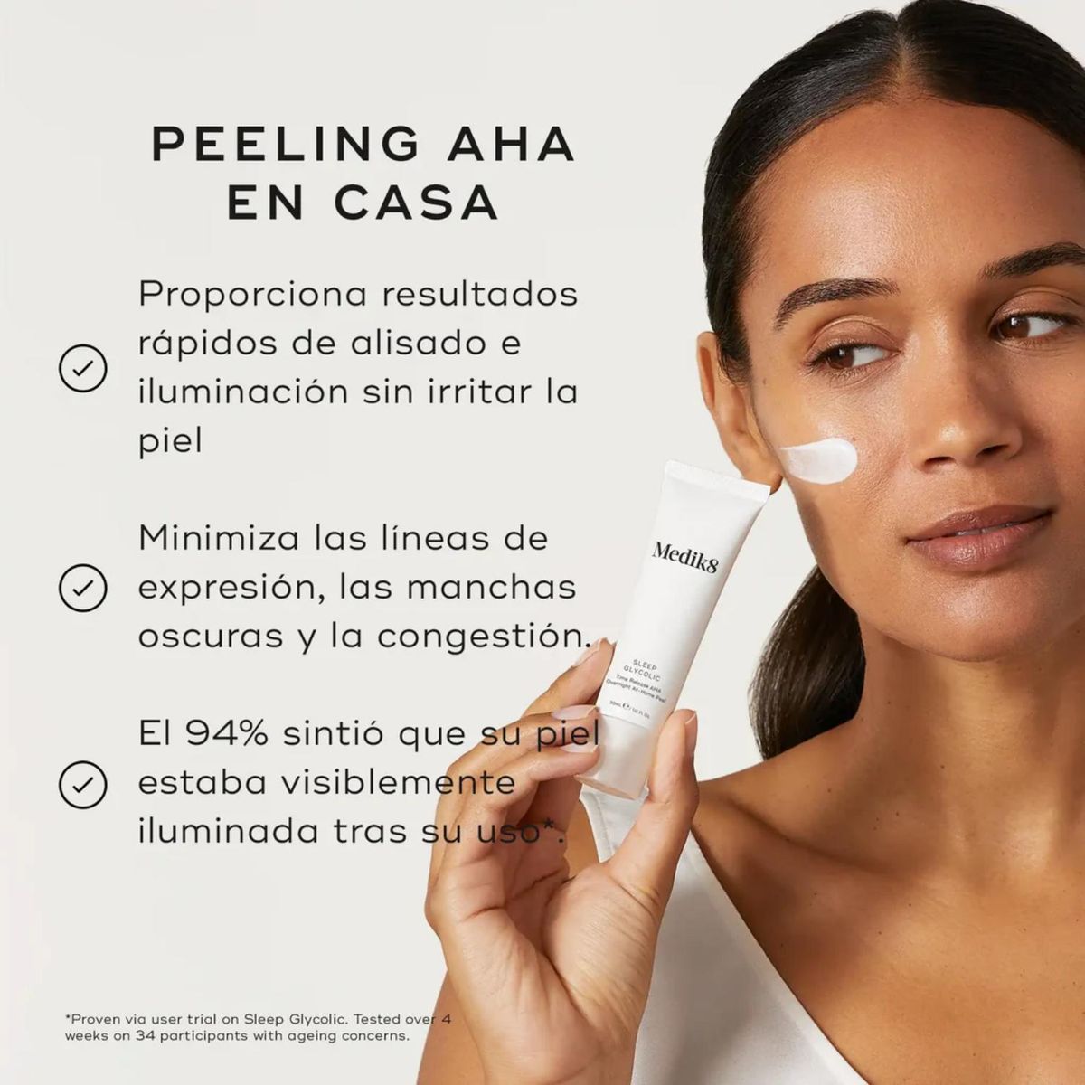 MEDIK8 - Peeling Sleep Glycolic Aclarante Todo tipo de piel 30 ml MEDIK8