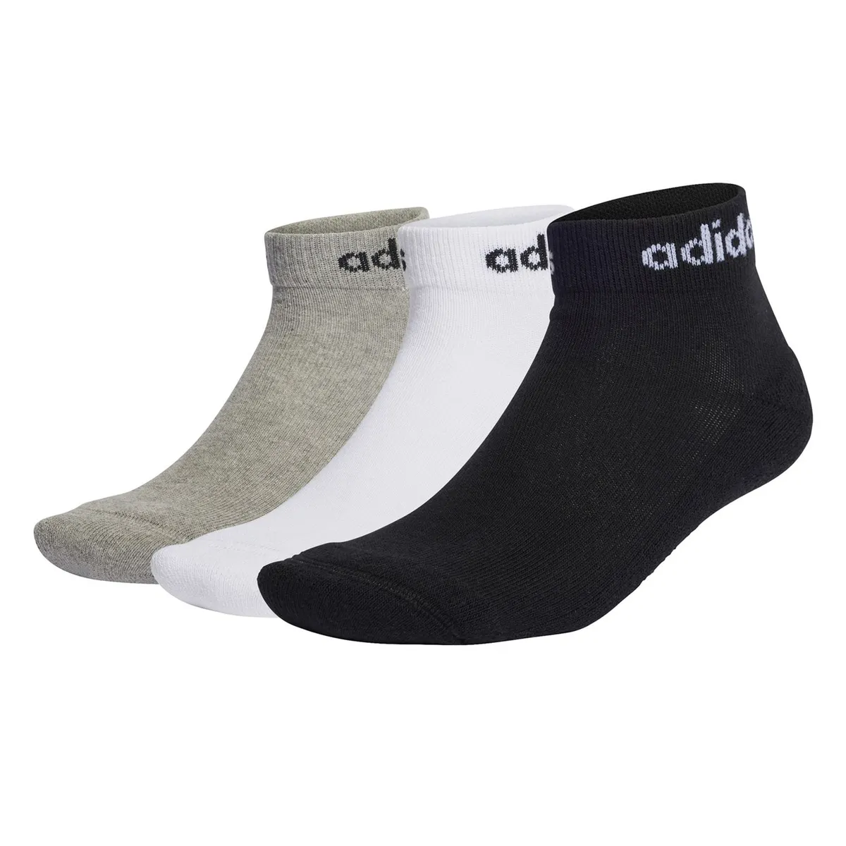 ADIDAS - Medias Tobilleras Unisex Adidas Acolchadas 3 Pares