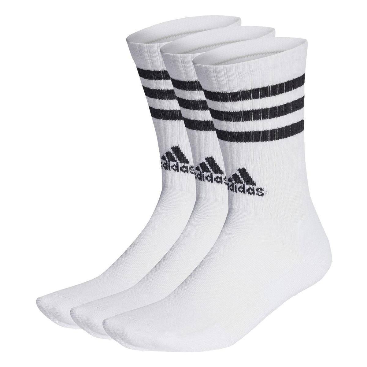 ADIDAS - Medias Adidas 3 Stripes Cushioned Crew  X 3 Pares