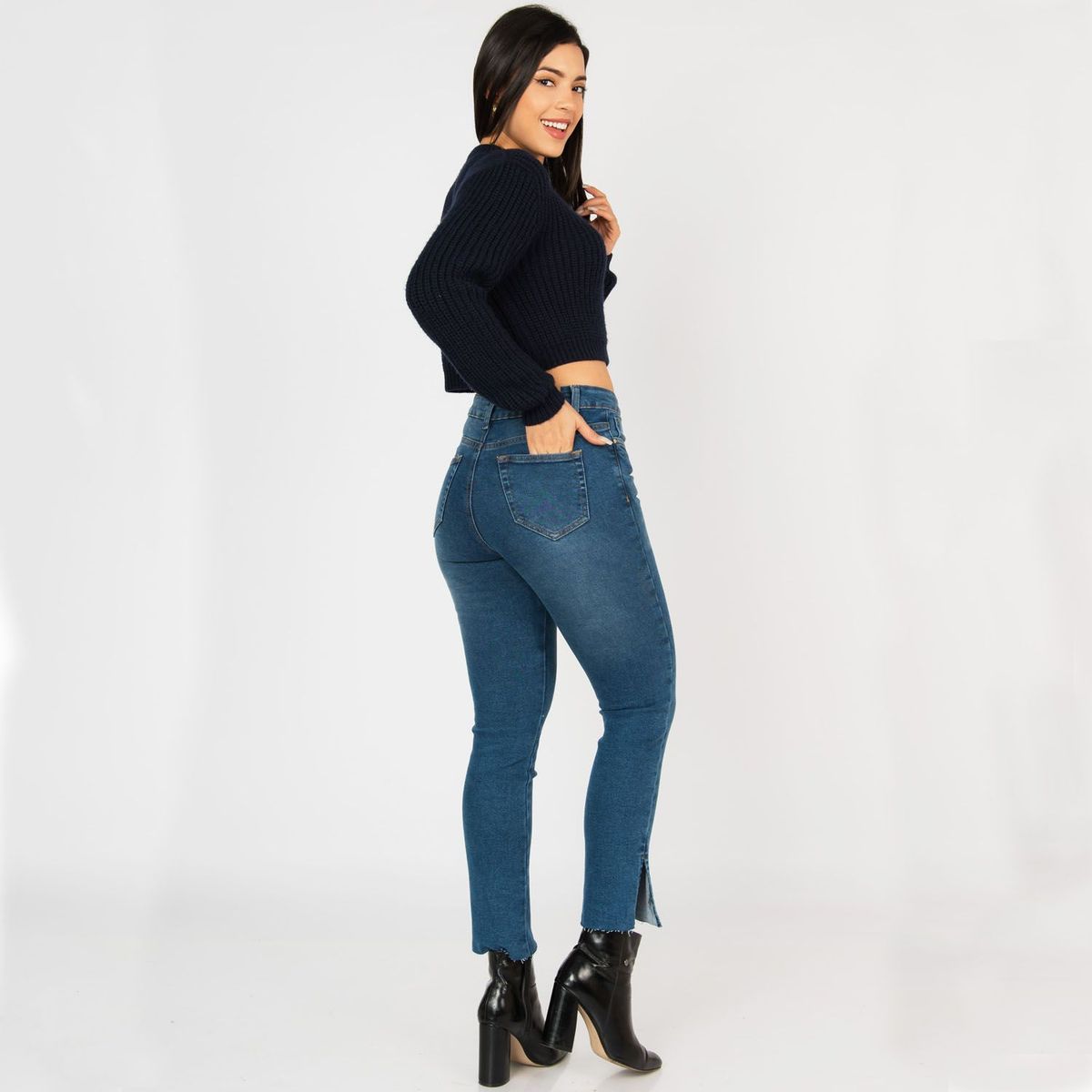 JAROLA - Jean Mom Tiro Alto Mujer Jarola