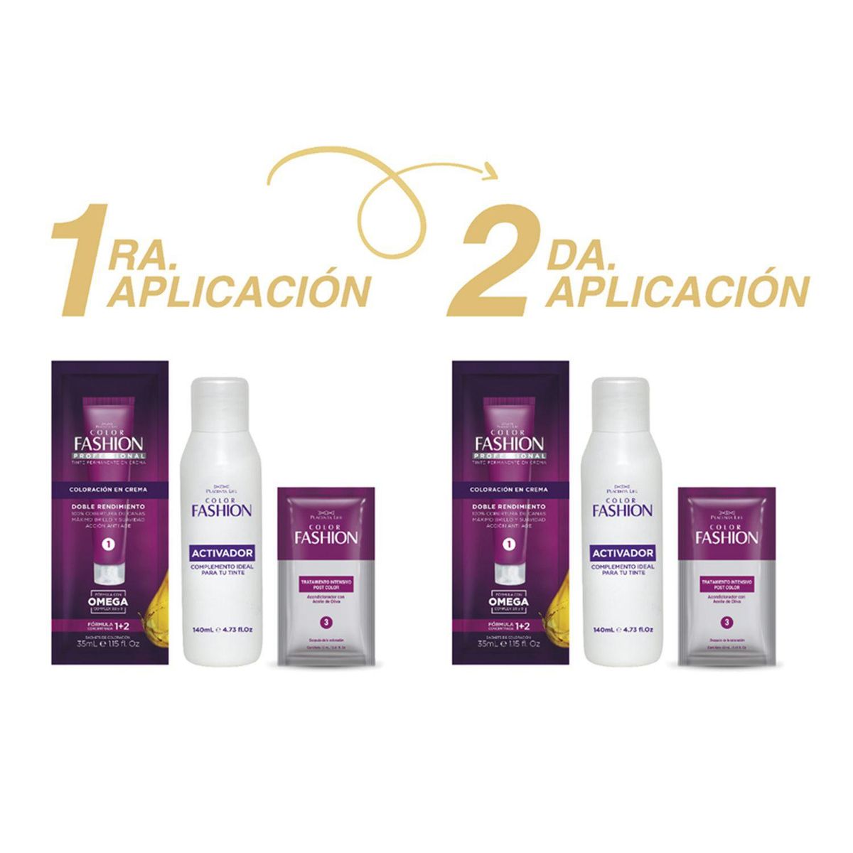 COLOR FASHION - Tinte para Cabello Rubio Claro Cenizo Color Fashion