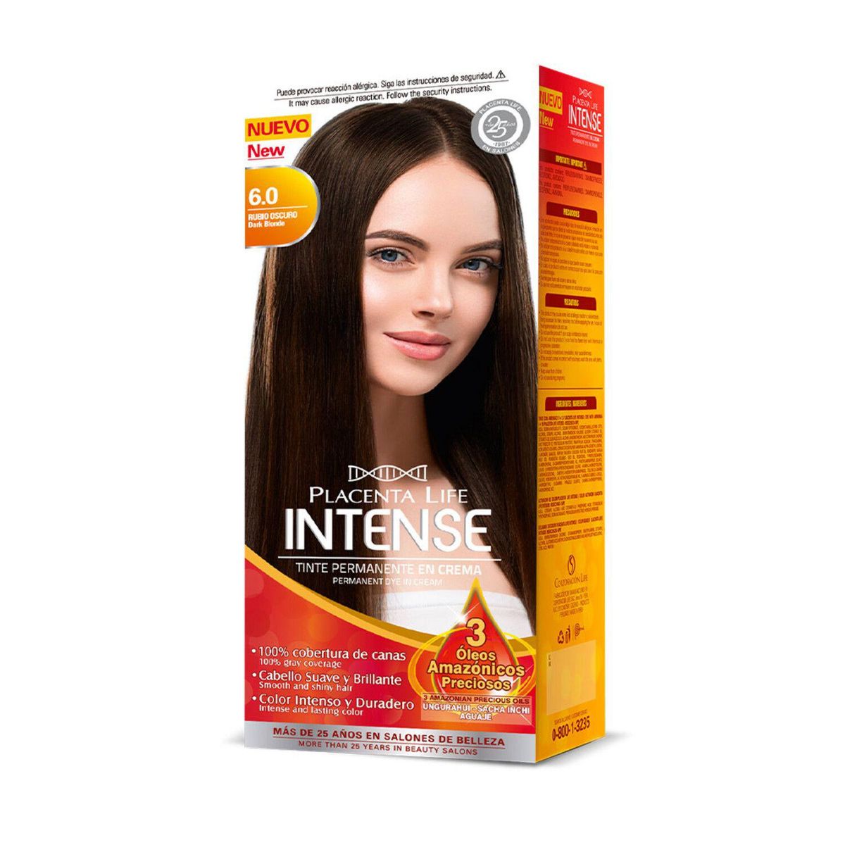 INTENSE - Tinte para Cabello Rubio Oscuro Intense