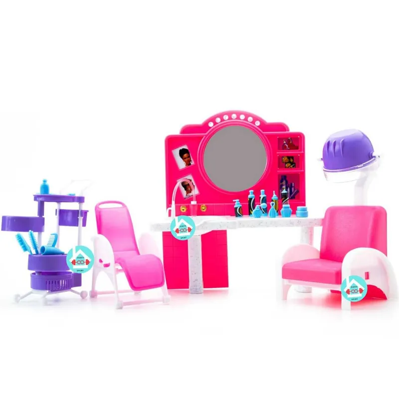 GENERICO - Set estetica salon de belleza barbie