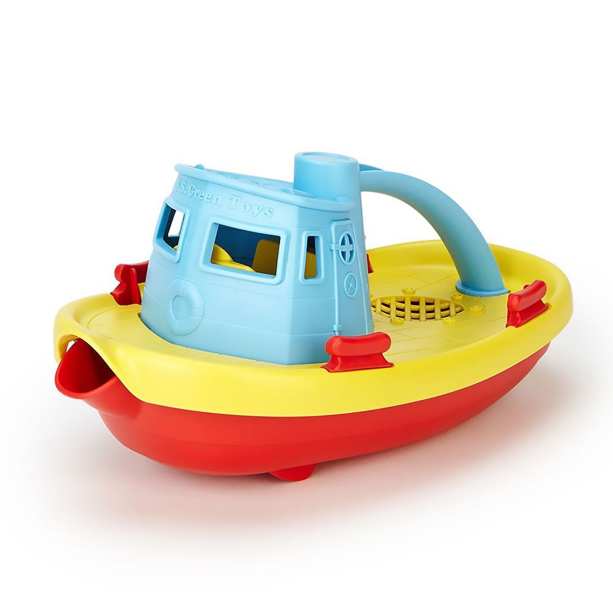 GREEN TOYS - Juguete Bote Remolcador Azul Green Toys