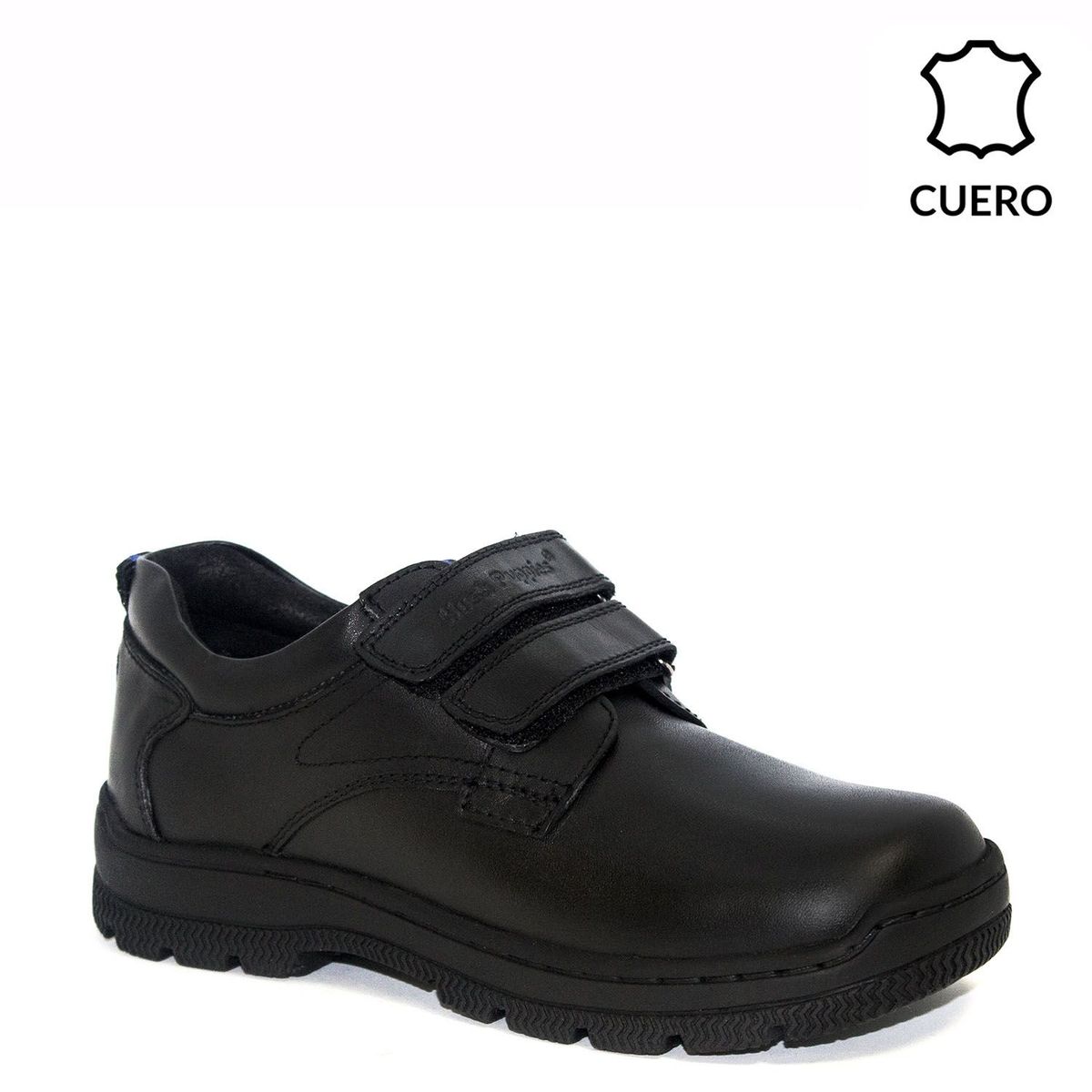 HUSH PUPPIES - Zapato Escolar Pablito Ii Negro Niño Hush Puppies