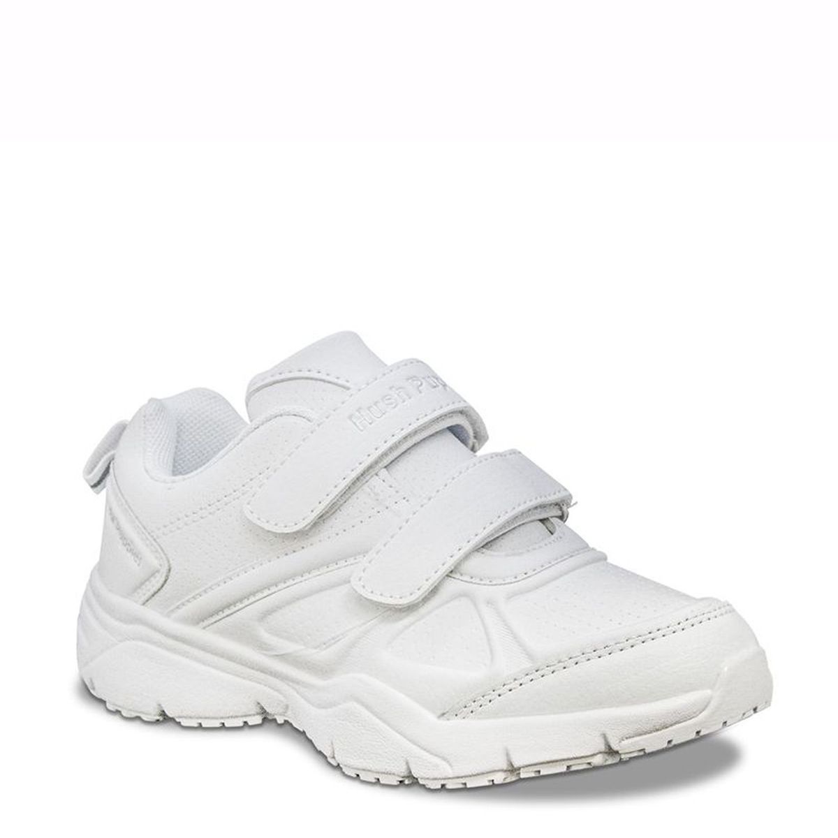 HUSH PUPPIES - Zapatilla Escolar Runner 2 Velcro Blanco Unisex Hush Puppies
