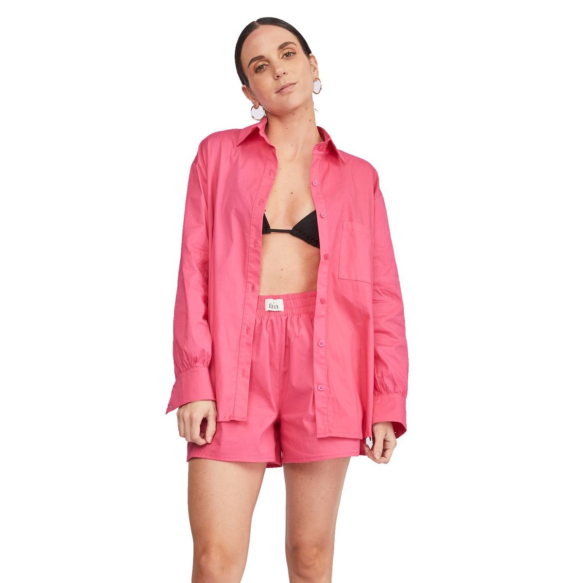 FINDING MAGNOLIA - Short 100% Algodón Mujer Finding Magnolia.