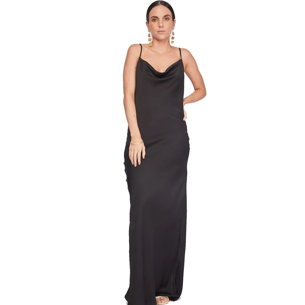 FINDING MAGNOLIA - Vestido Largo Seda Mujer Finding Magnolia