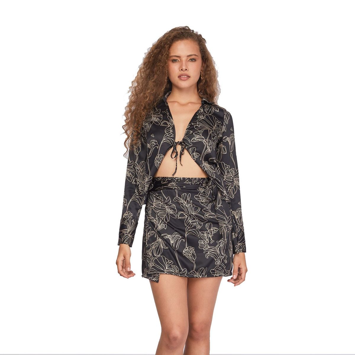 FINDING MAGNOLIA - Vestido Corto Casual Seda Mujer Finding Magnolia