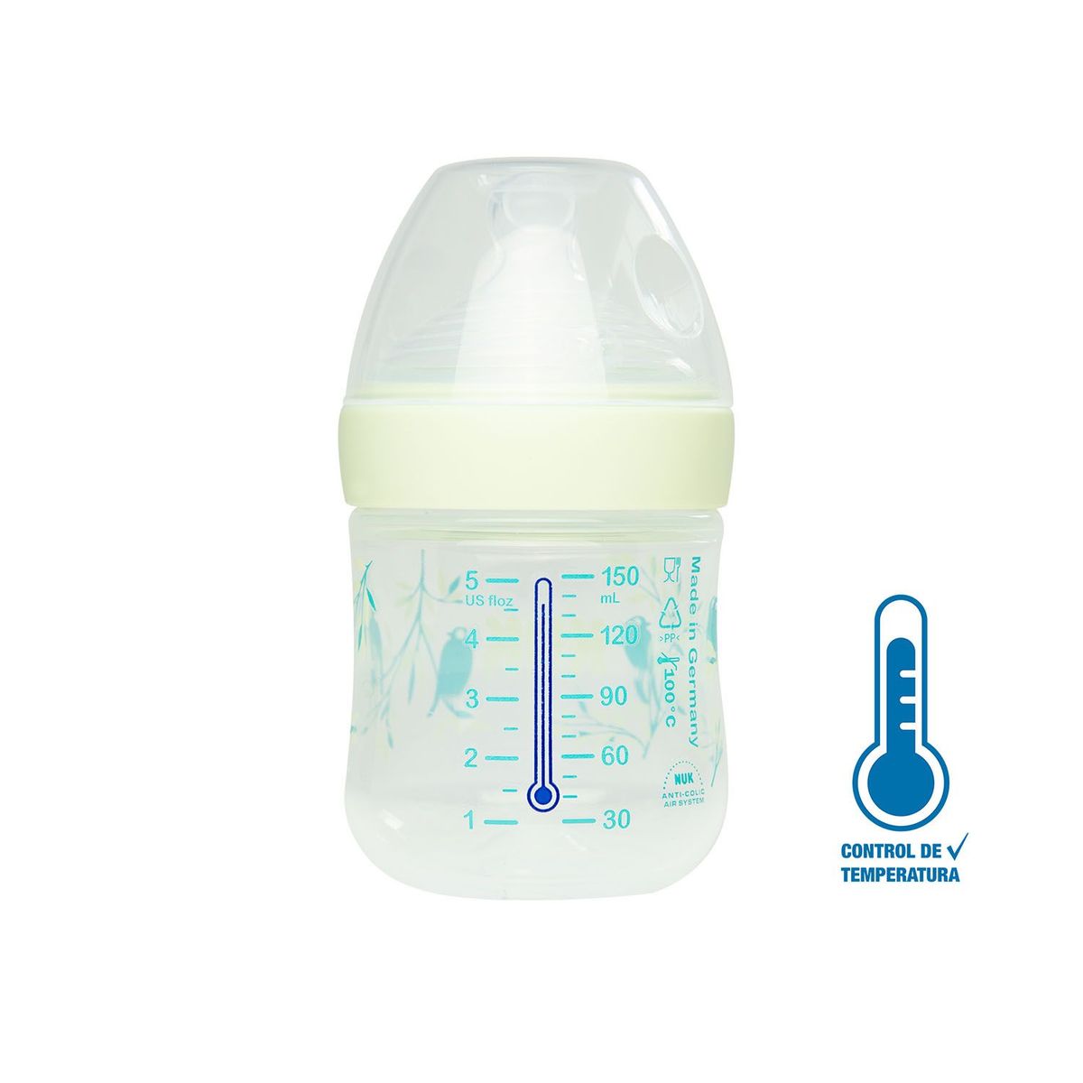 NUK - Biberón Nature Sense PP CT 150ml Nuk