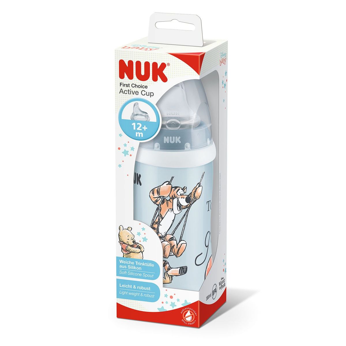 NUK - Vaso Para Bebé Antiderrame First Choice Active Cup 300Ml Winnie Nuk