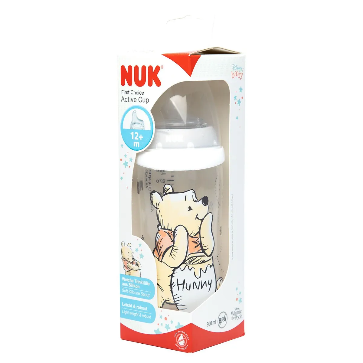 NUK - Vaso para Bebé Antiderrame First Choice Active Cup 300ml Winnie Nuk
