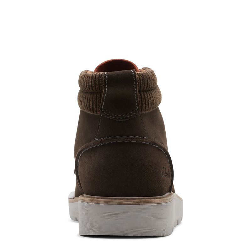 CLARKS - Botas Hombres Barnes Mid Clarks Gris