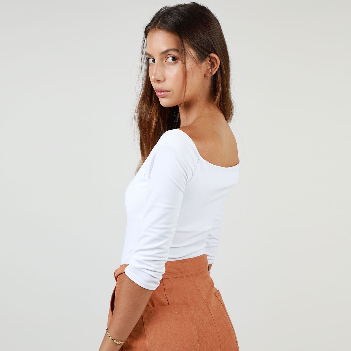 BASEMENT - Body Manga Larga Mujer Basement