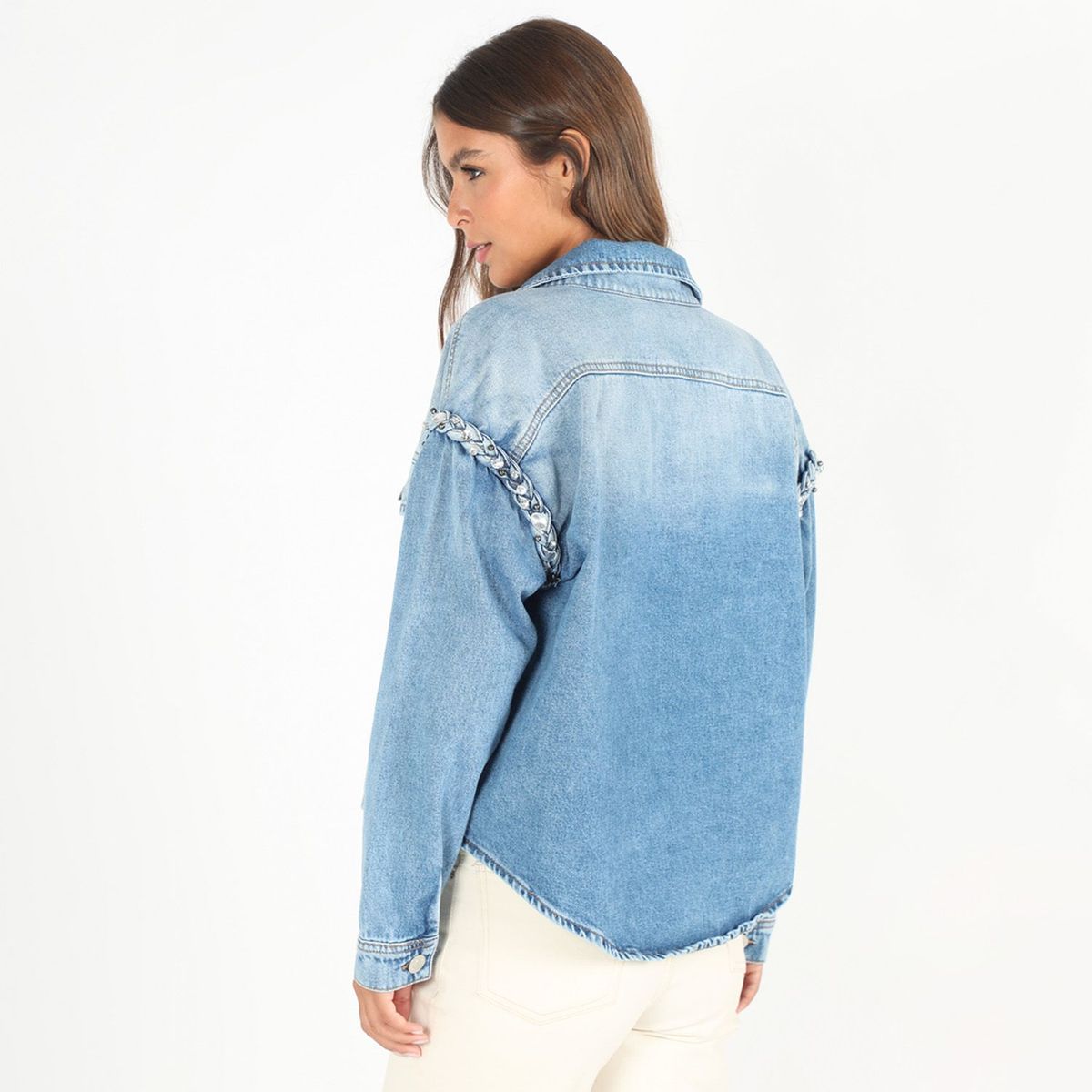 BASEMENT - Casaca Denim Mujer Basement