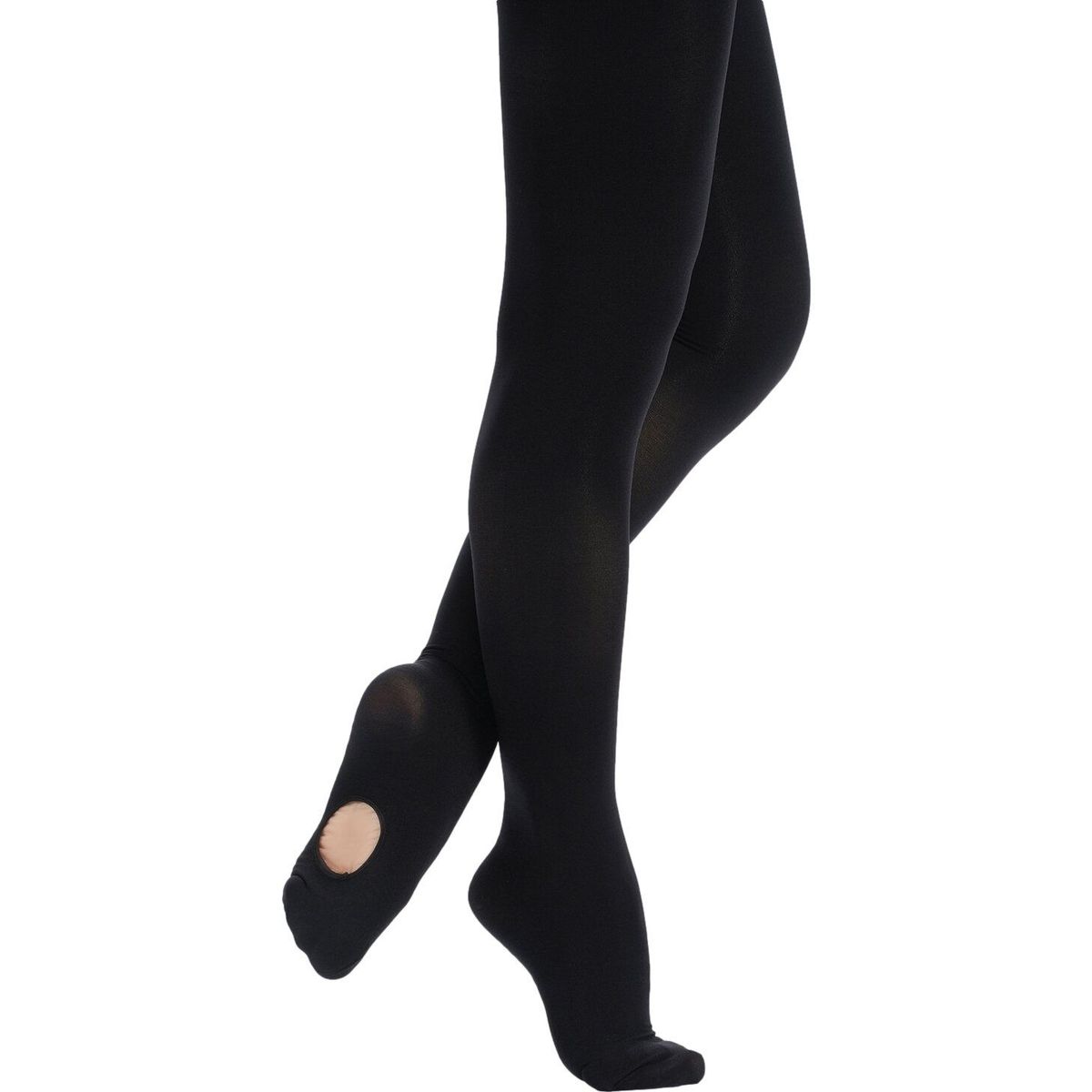 NV SHOWROOM - Panty Profesional Negra para Ballet y Danza