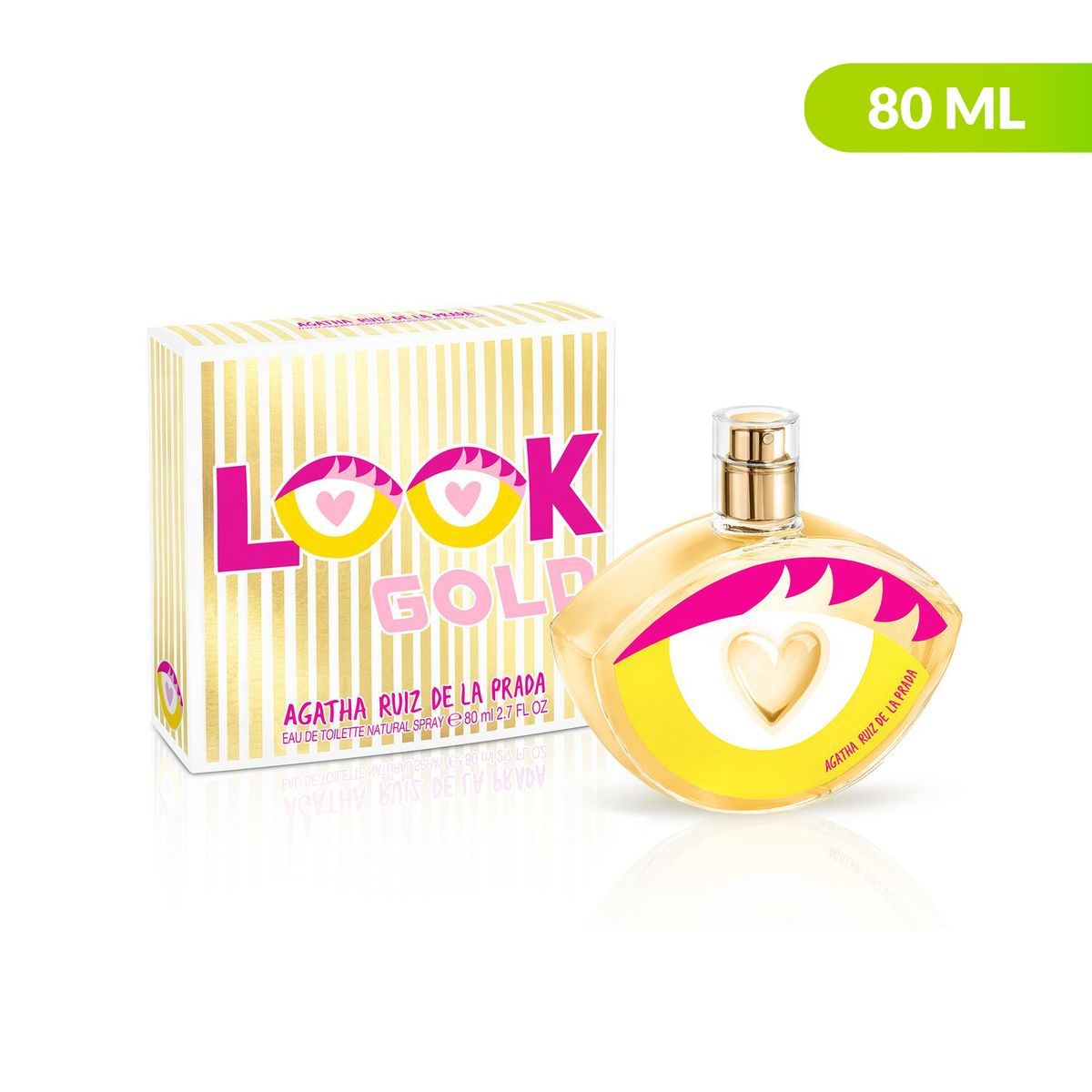 AGATHA RUIZ DE LA PRADA - Agatha Ruiz De La Prada Look Gold Edt 80 Ml Mujer