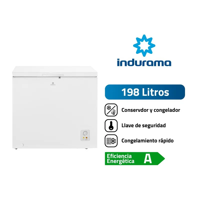 INDURAMA - Congeladora 198l Ci-220bl