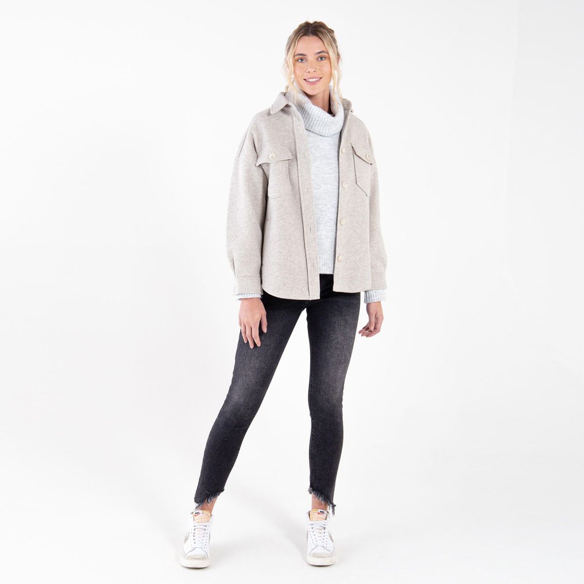 NAF NAF - Casaca Casual Mujer Naf Naf