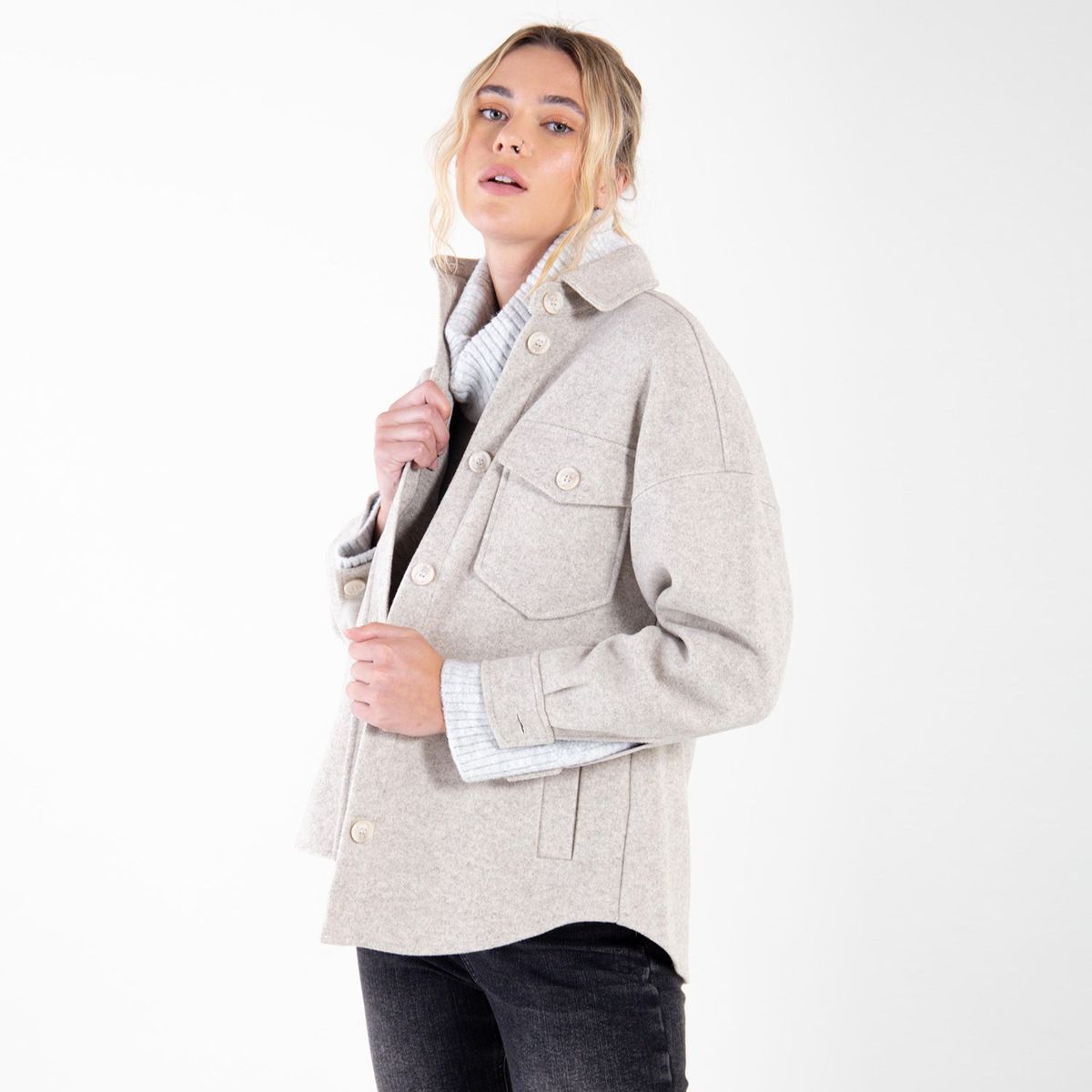 NAF NAF - Casaca Casual Mujer Naf Naf