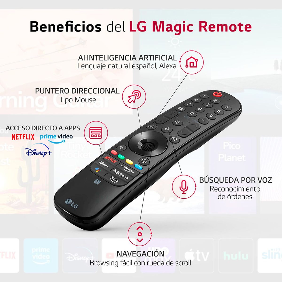 LG - Televisor 55" LG UHD 4K ThinQ AI 55UQ7950PSB