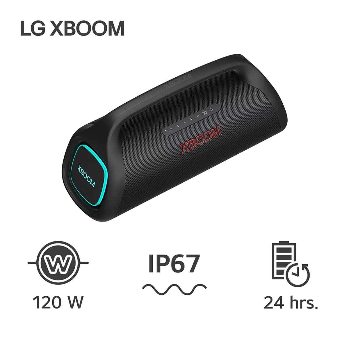 LG - Parlante LG XBOOM Go XG9 120W Bluetooth IP67