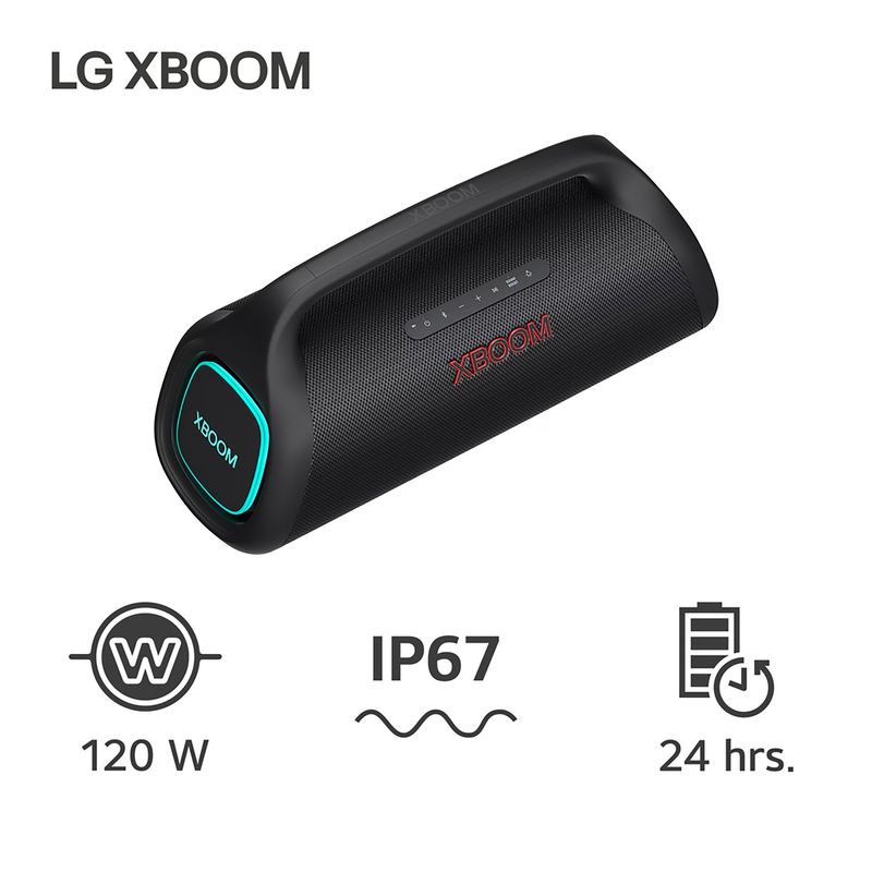 LG - Parlante LG XBOOM Go XG9 120W Bluetooth IP67
