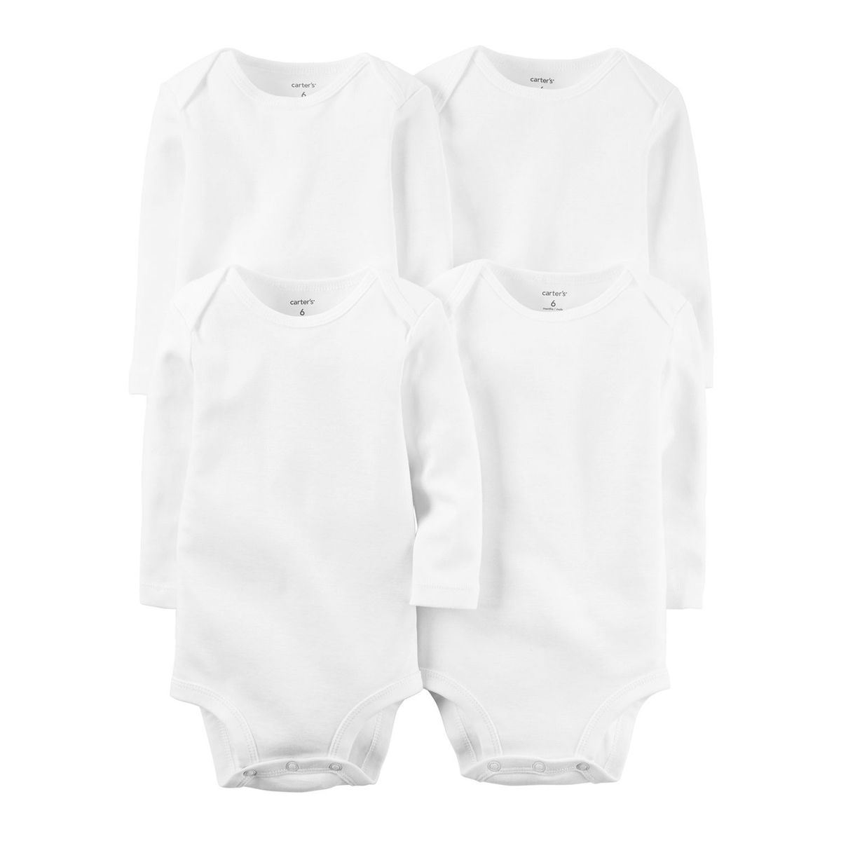 CARTER'S - Body Bebé Niño Niña Manga Corta Pack X5 Carters