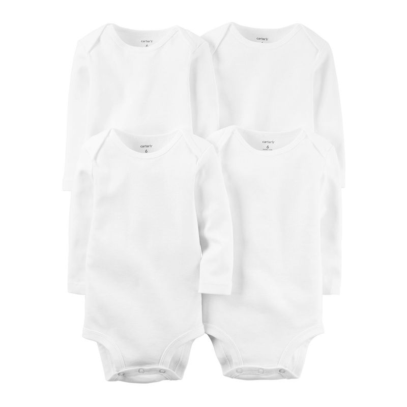 CARTER'S - Body Bebé Niño Niña Manga Corta Pack X5 Carters