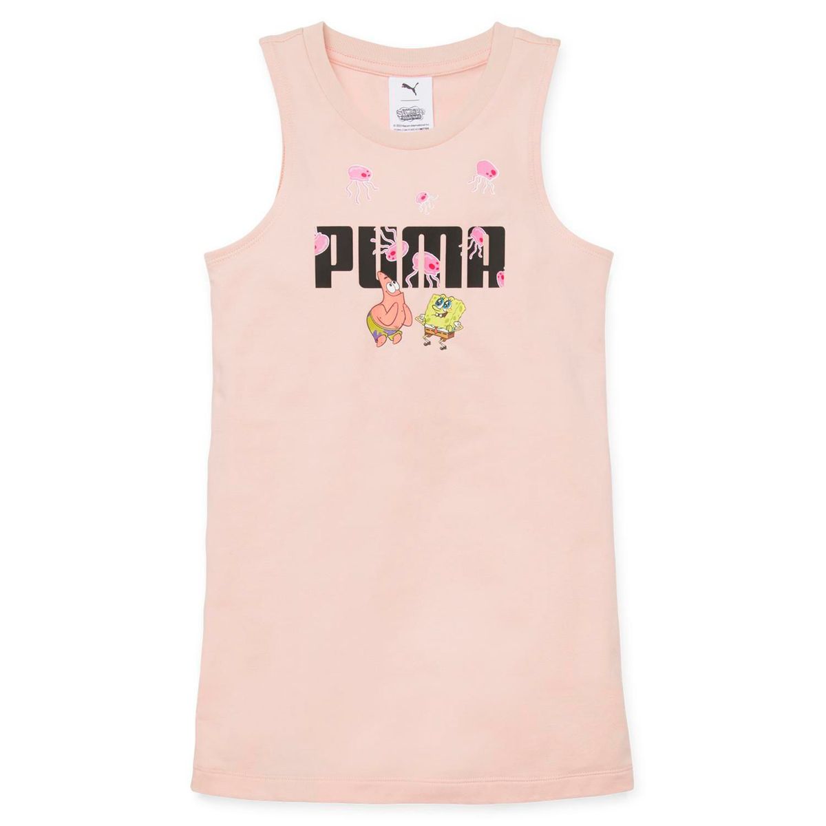 PUMA - Vestido Deportivo Sin Mangas Niña Algodón Bob Esponja Puma