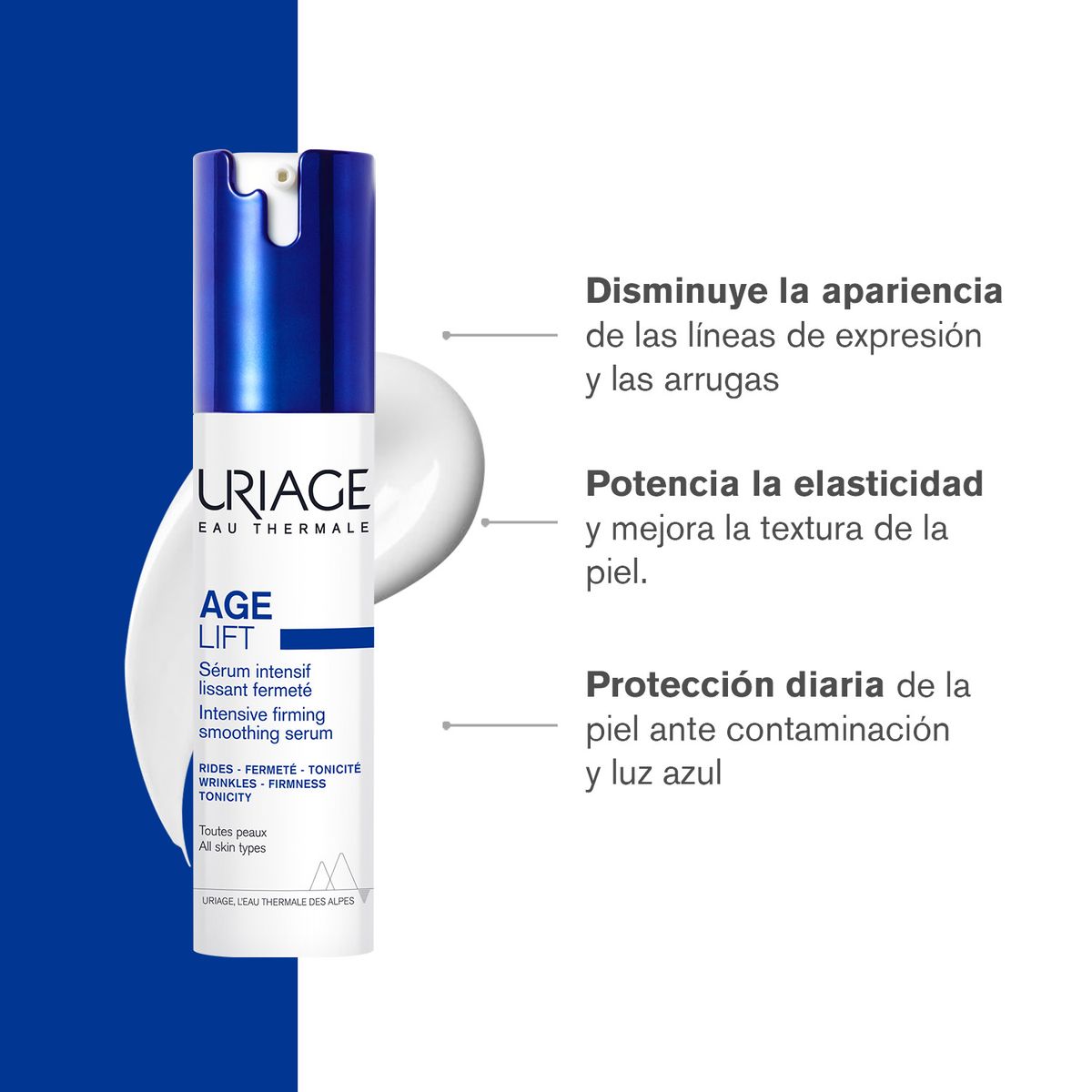 URIAGE - Uriage Age Lift Serum Intensivo Reafirmante 30ml - Sérum anti-edad + firmeza
