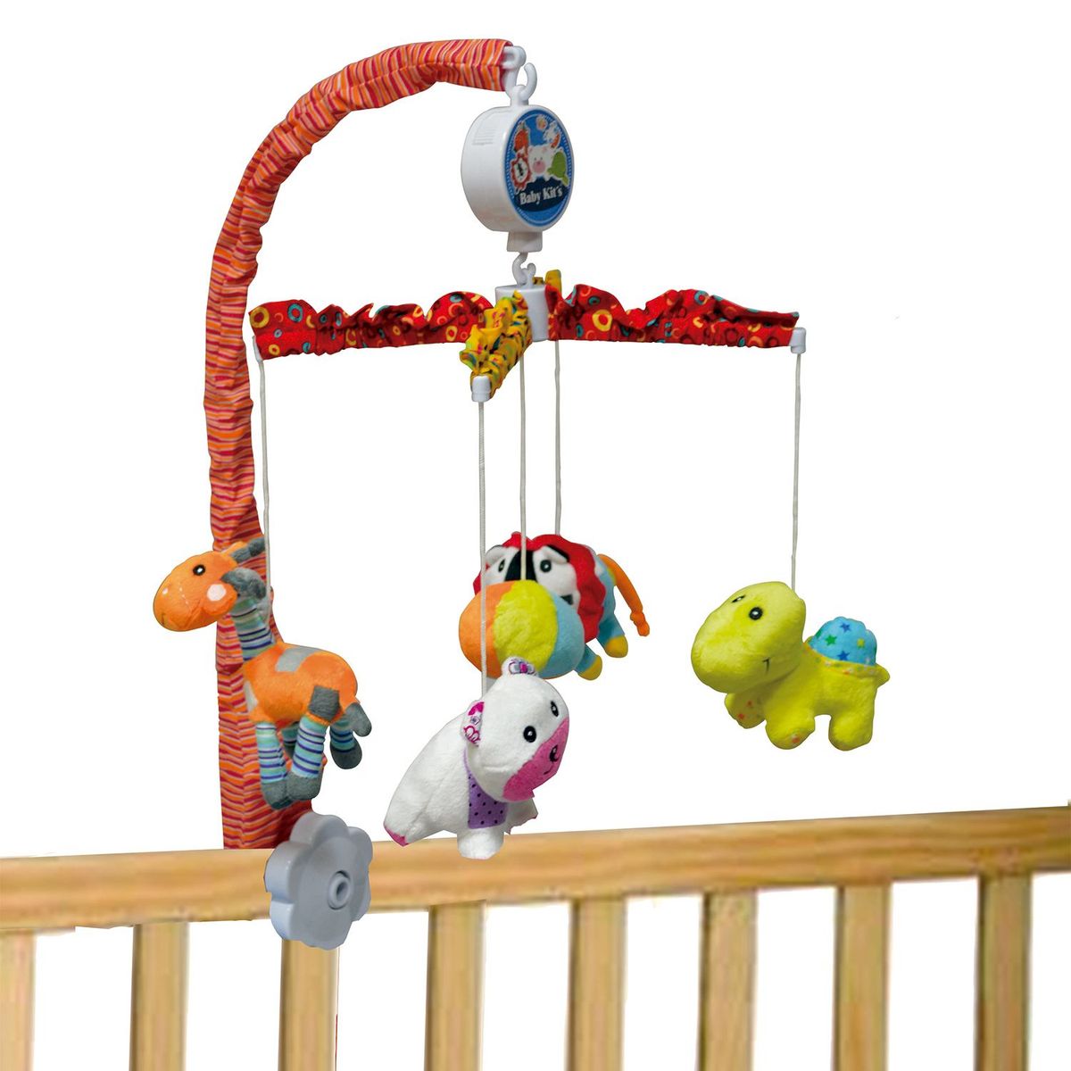 BABY KITS - Móvil con Peluches Rojo Baby Kits