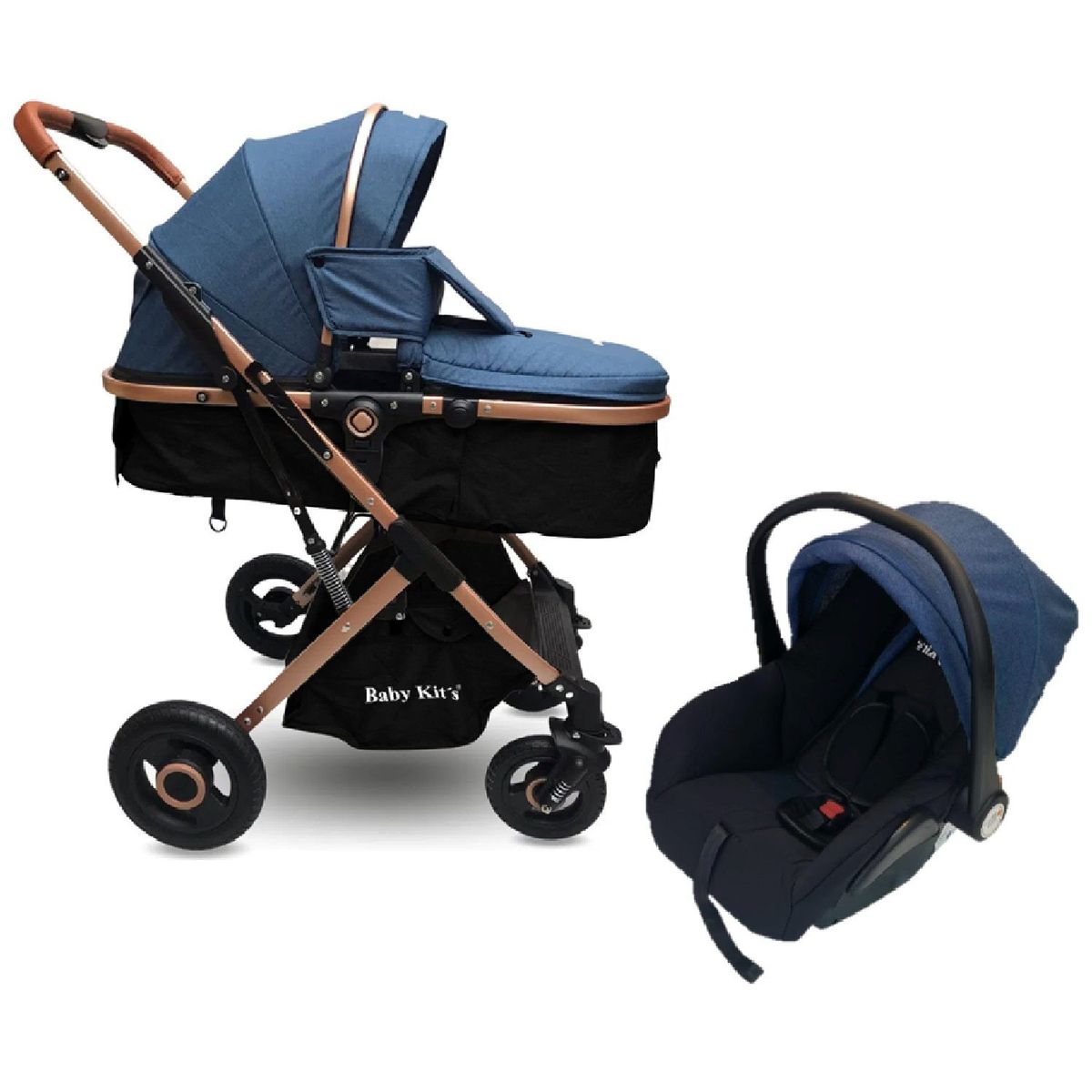 BABY KITS - Coche Bebe Moises con Portabebé