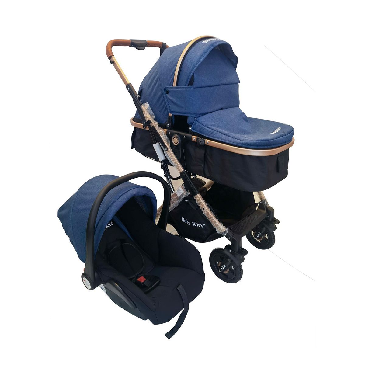 BABY KITS - Coche Bebe Moises con Portabebé
