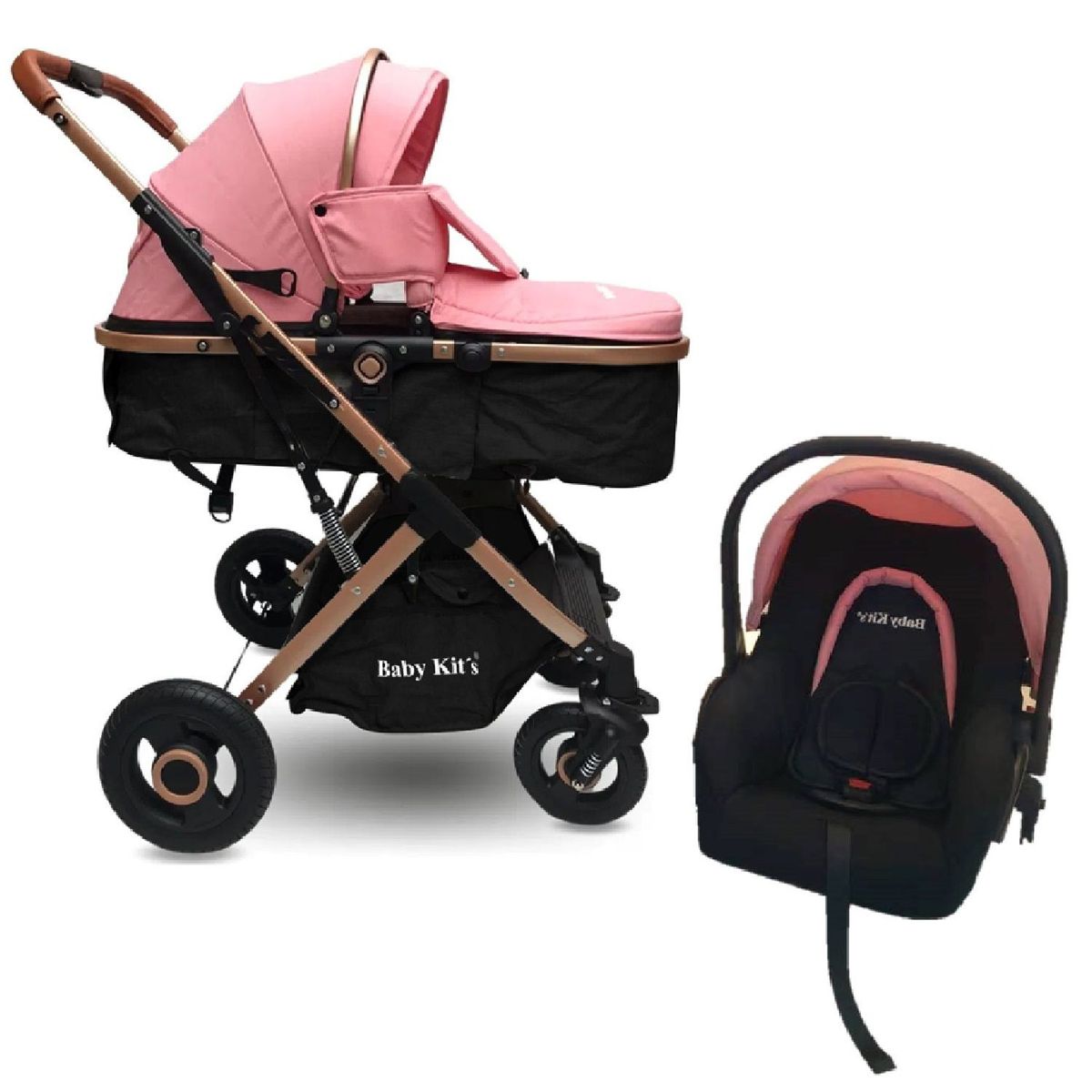 Baby Kits - Coche Bebe Moises con Portabebé
