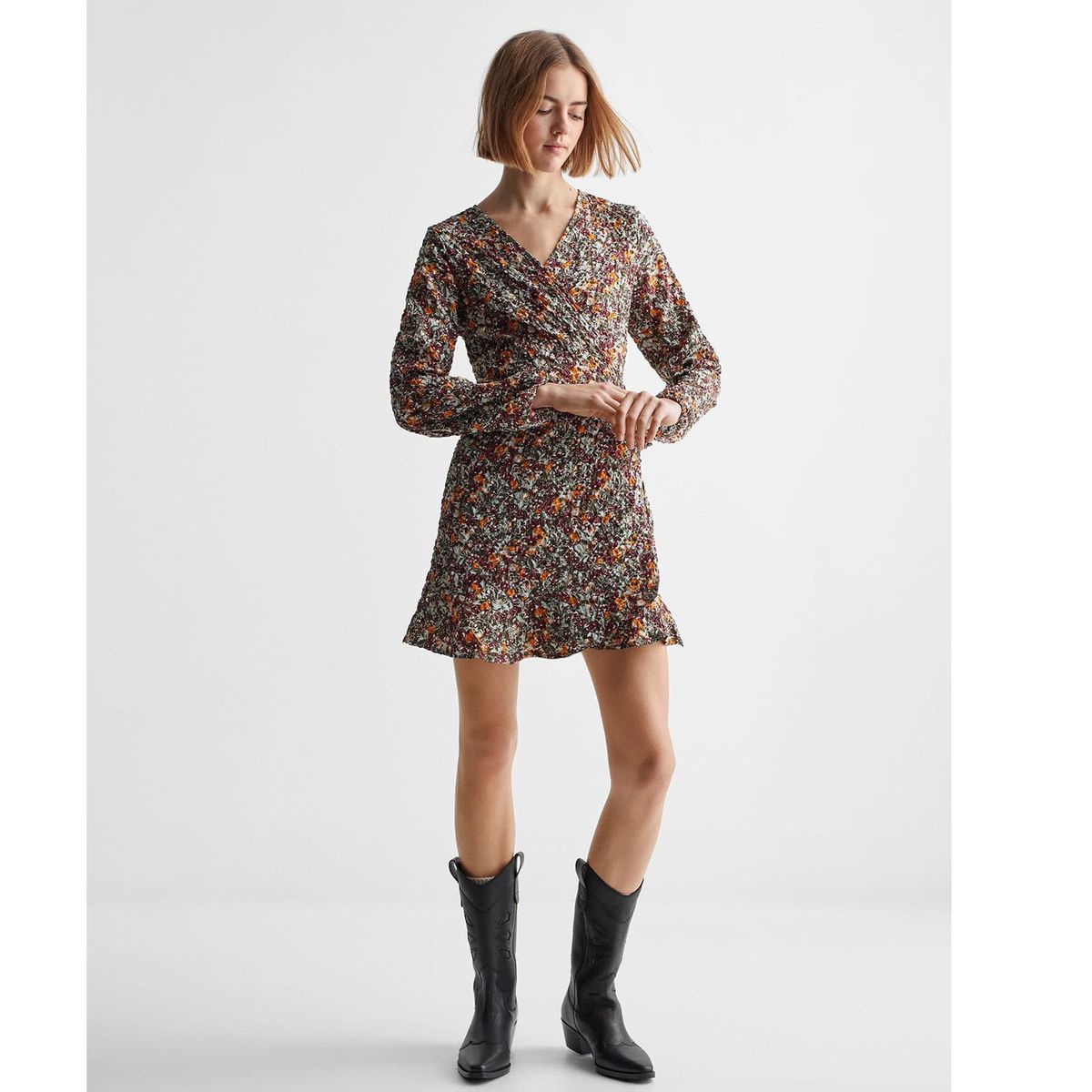 MANGO TEEN - Vestido Corto Mujer Mango Teen