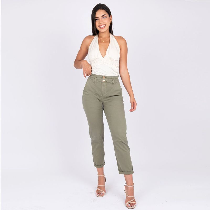 JAROLA - Pantalón Baggy Algodón Mujer Jarola