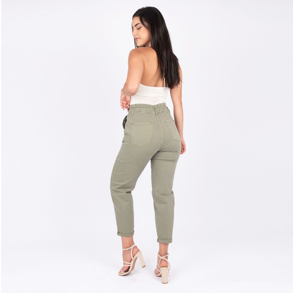 JAROLA - Pantalón Baggy Algodón Mujer Jarola