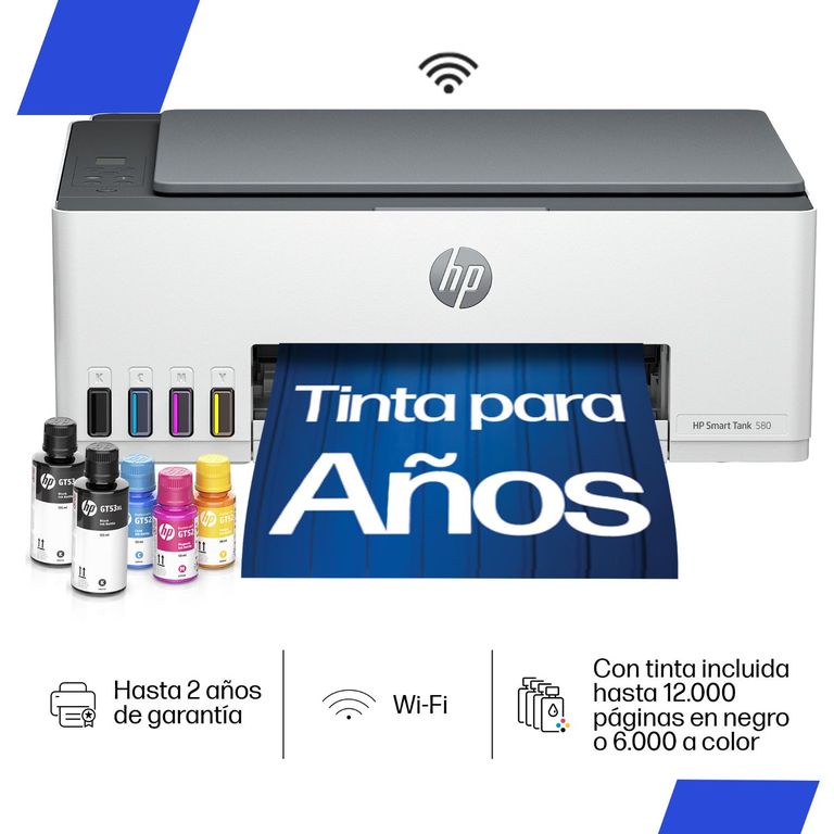 Impresora HP Smart Tank 580