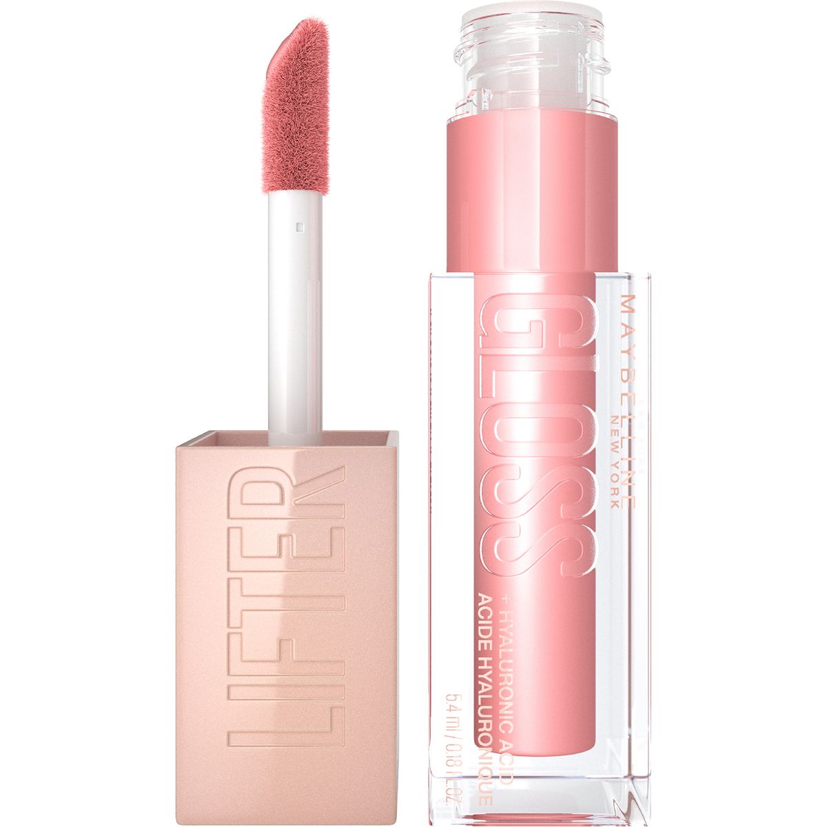 MAYBELLINE - Brillo Labial Lifter Gloss Con Ácido Hialurónico Tono Reef, 5.4 Ml