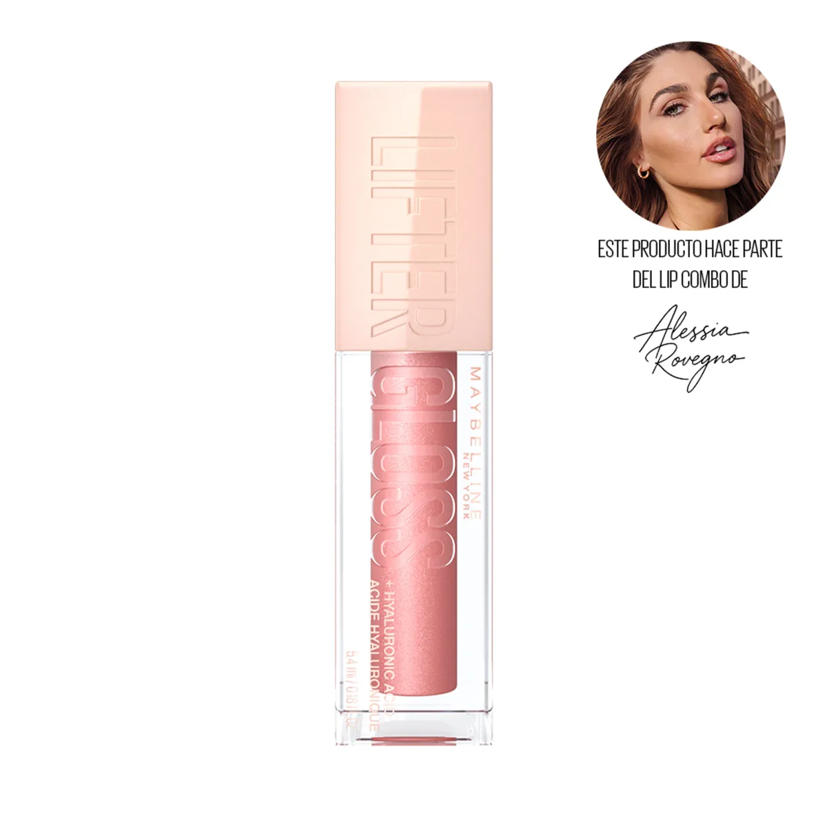 MAYBELLINE - Brillo Labial Lifter Gloss Con Ácido Hialurónico Tono Moon, 5.4 Ml