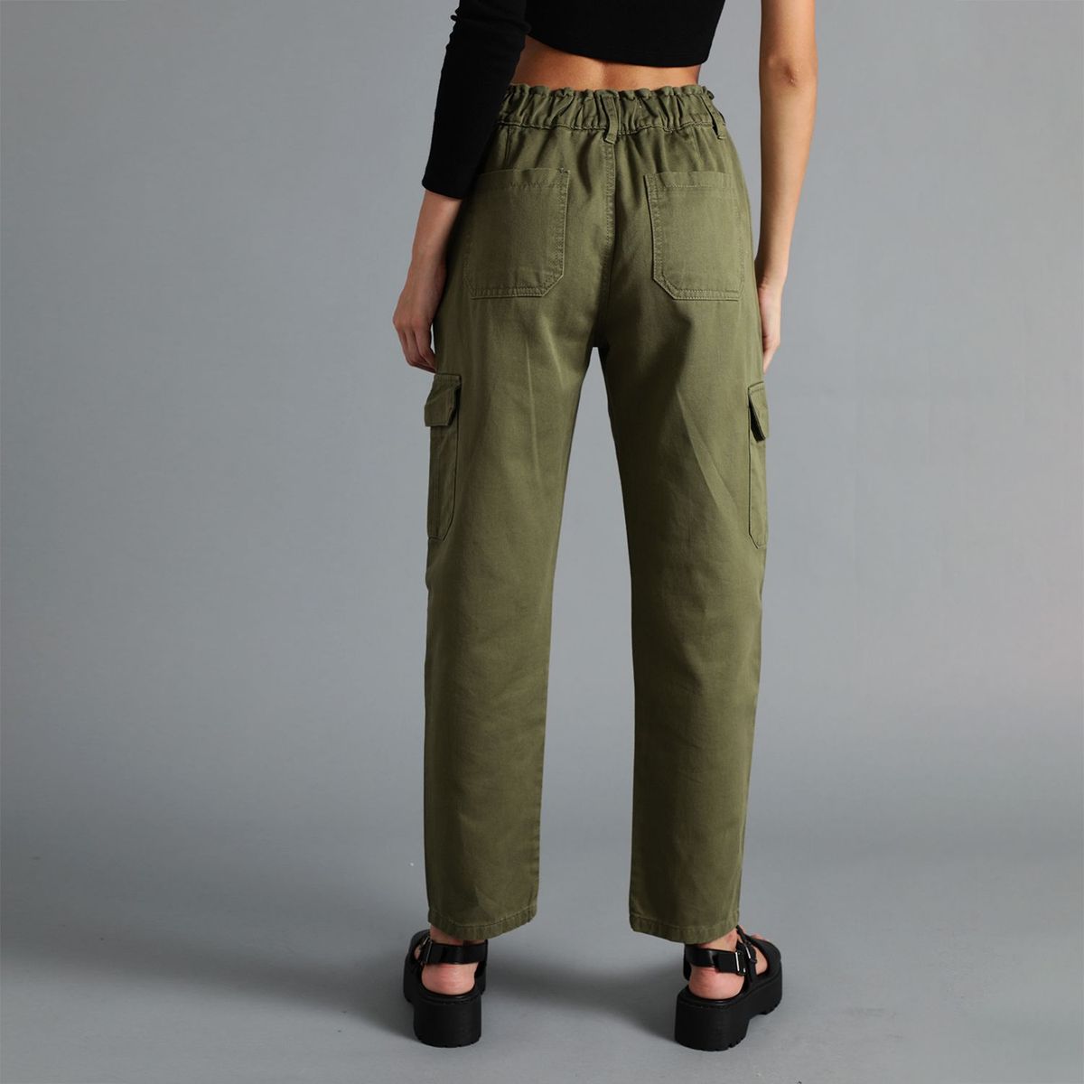 DENIMLAB - Pantalón Cargo Mujer Denimlab