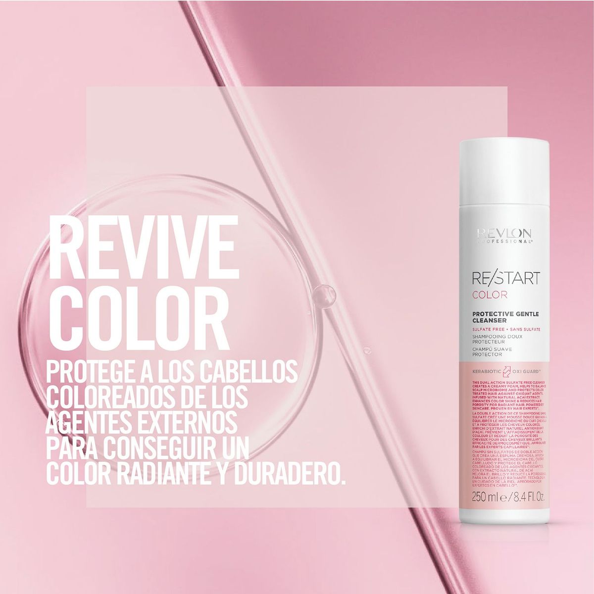 REVLON PROFESSIONAL - Restart Color Protective Shampoo 250ml