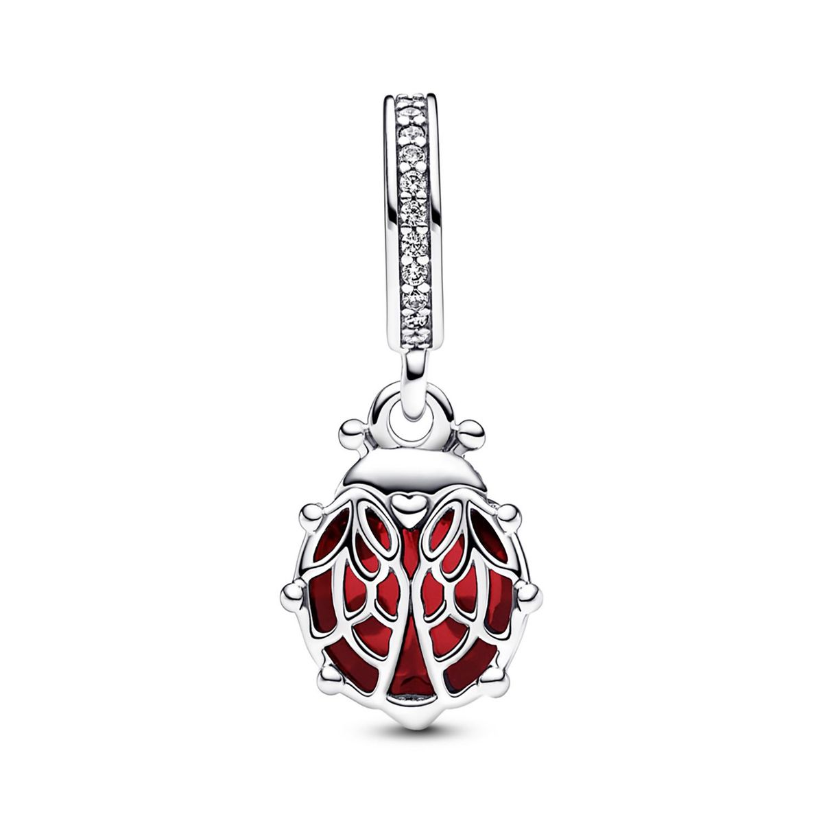 PANDORA - Charm colgante Mariquita roja Pandora