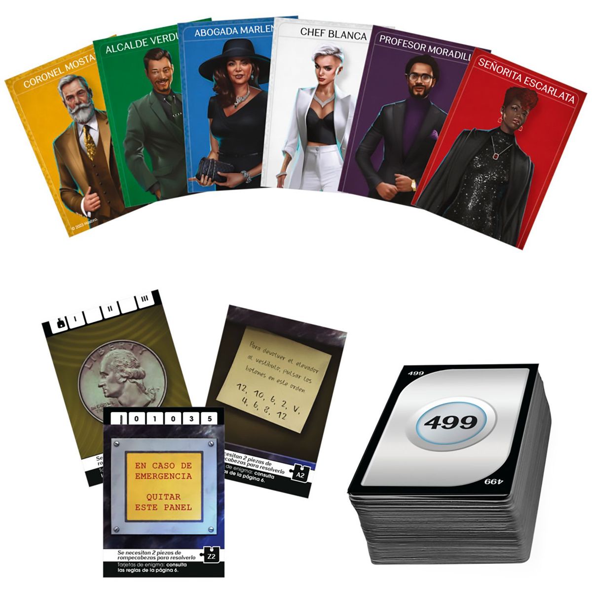 HASBRO - Juego De Mesa Clue Escape El Hotel De Medianoche